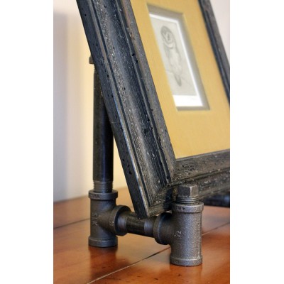 Picture Frame Easel Black Iron Industrial   302816228866